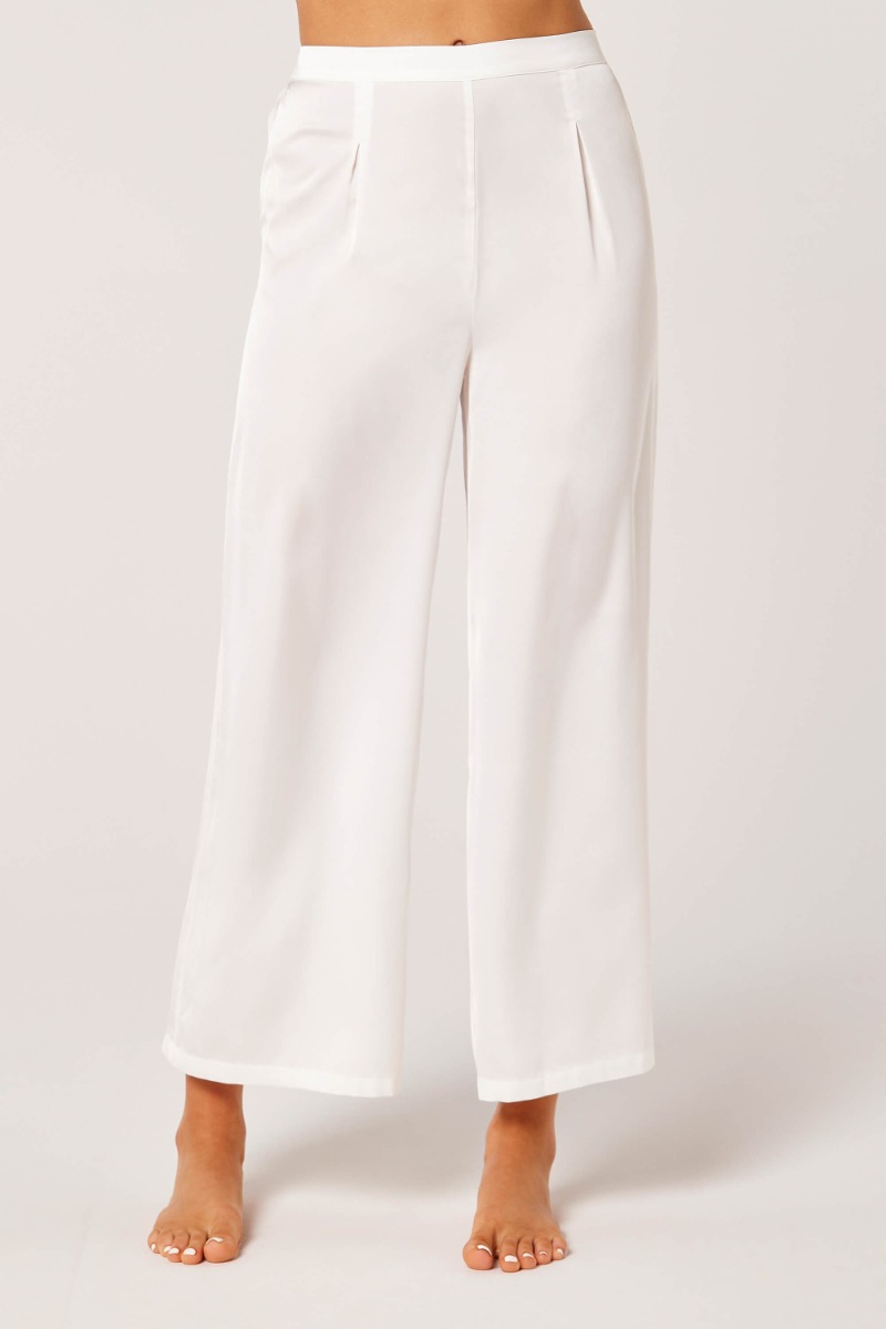 Feather Detail Button-Up Two-Piece Pajama Set product image 6