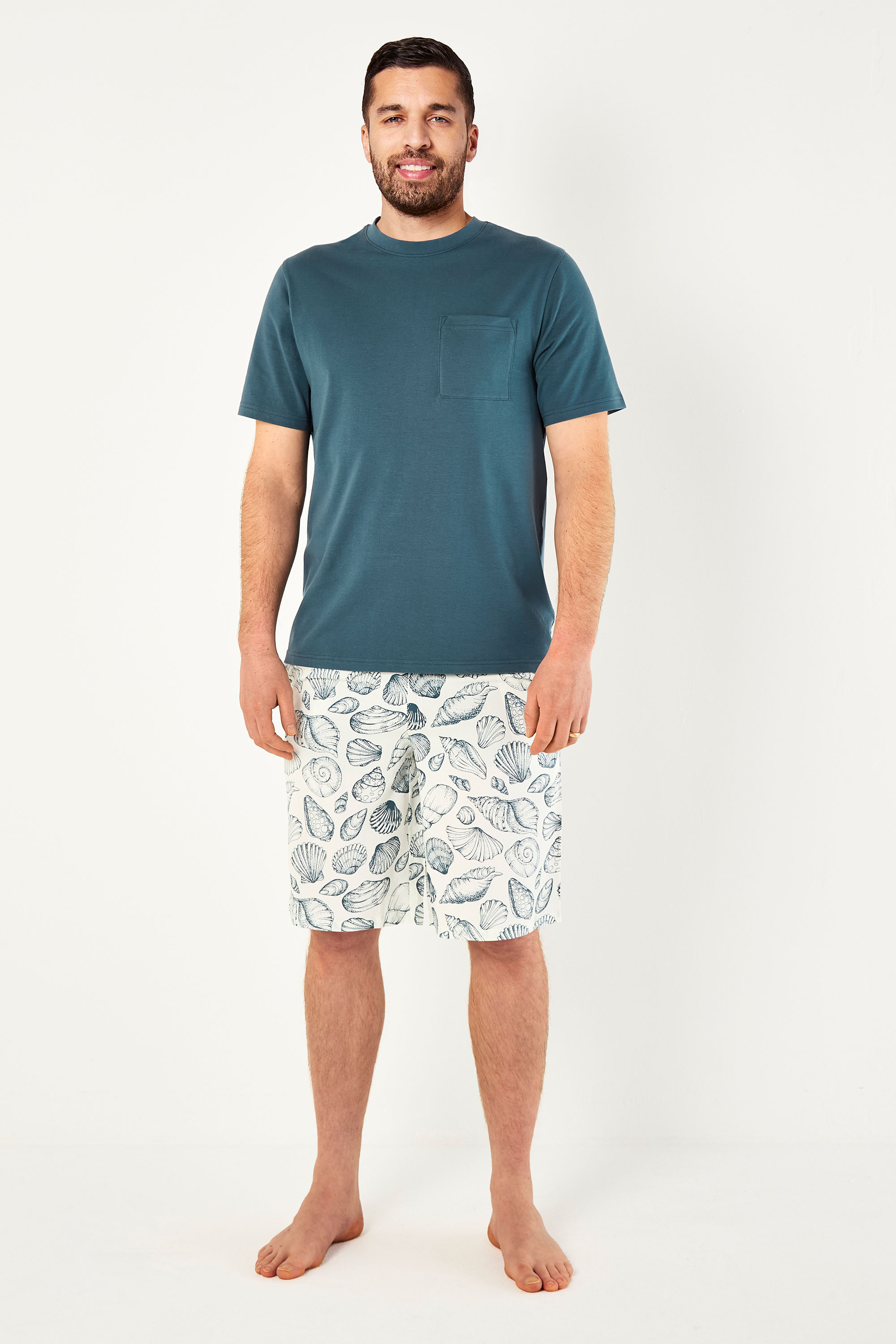 بيجاما رجالية بطبعة الصدف product image 1