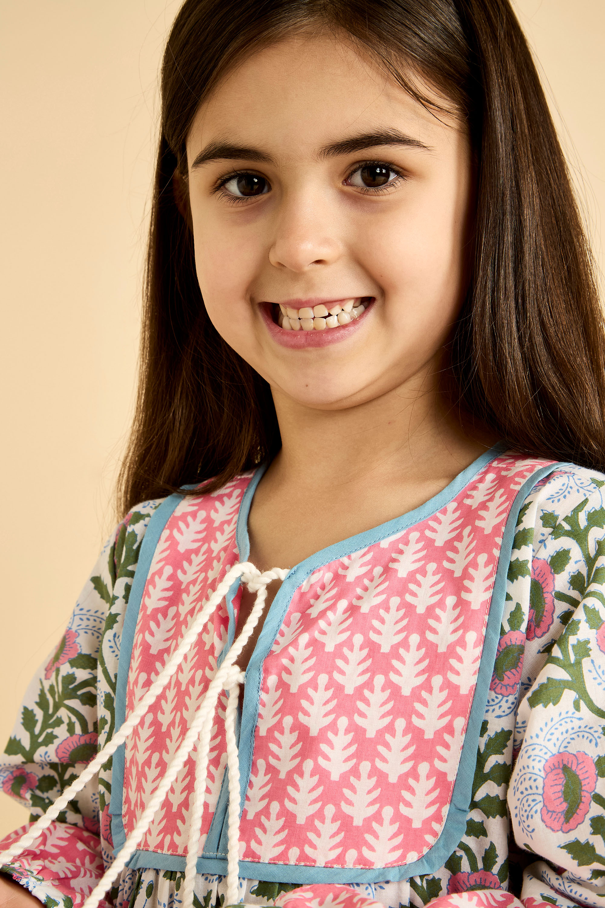 Girls' Wide-Cut Kaftan with Tassels product image 5