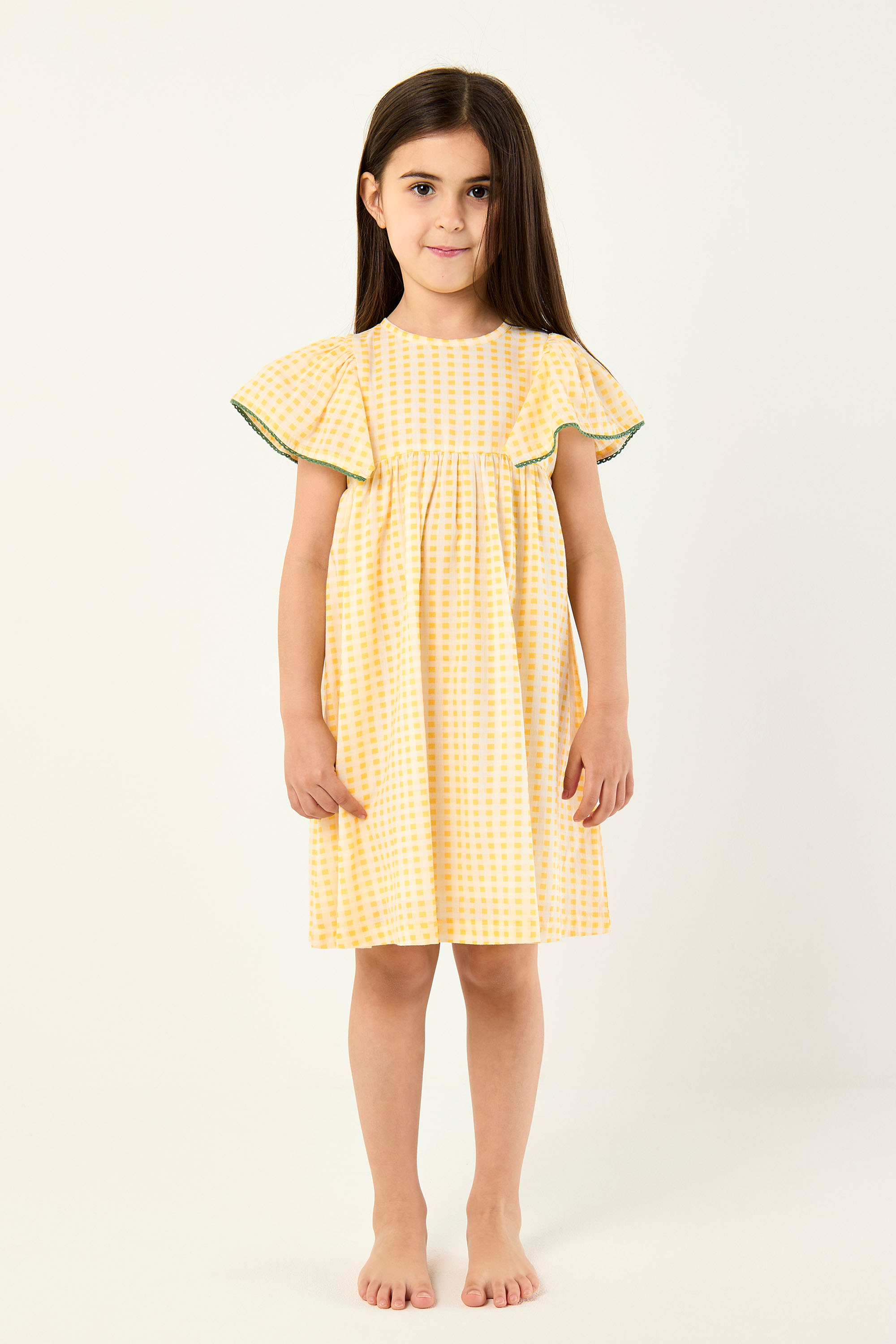 Check Print Dress for Girls product image 1