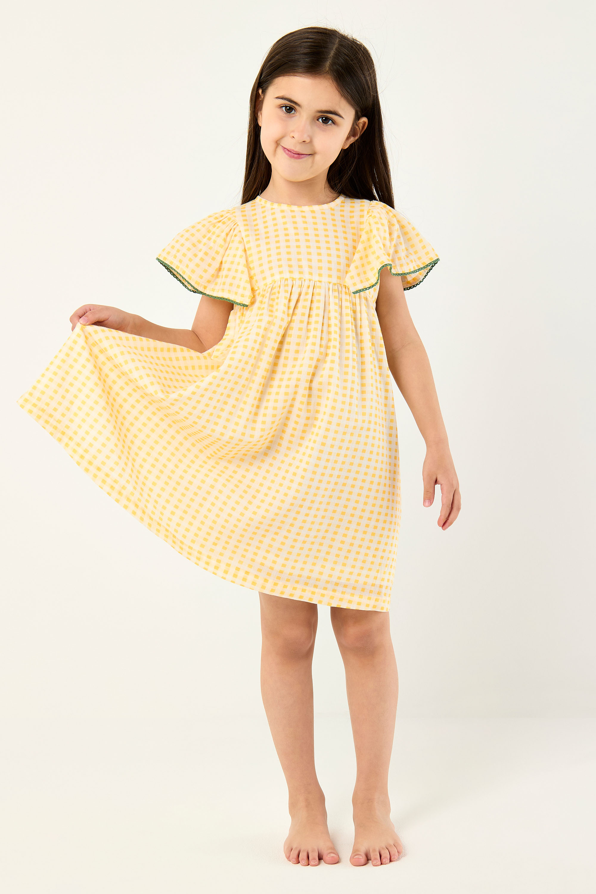 Check Print Dress for Girls product image 2