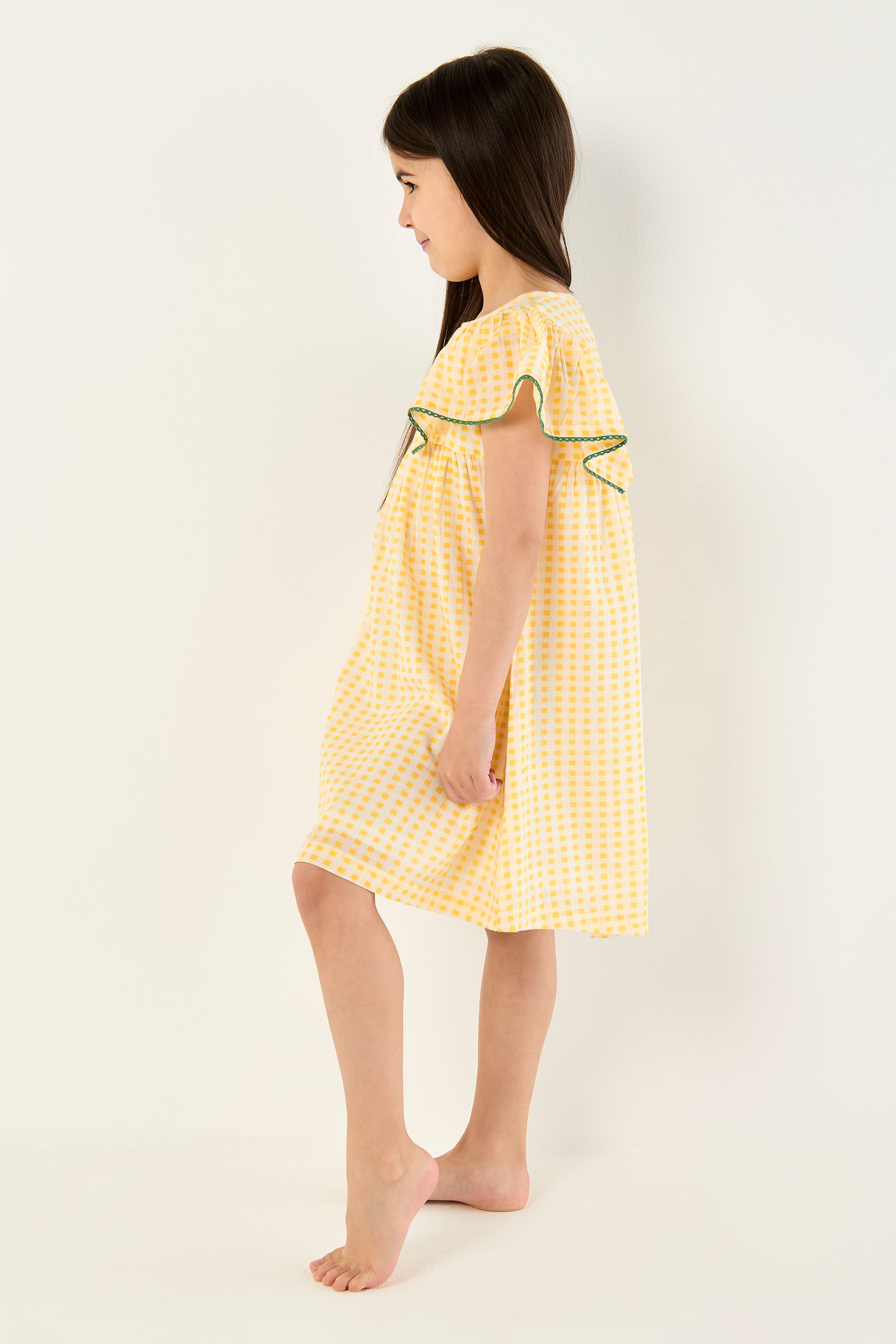 Check Print Dress for Girls product image 4