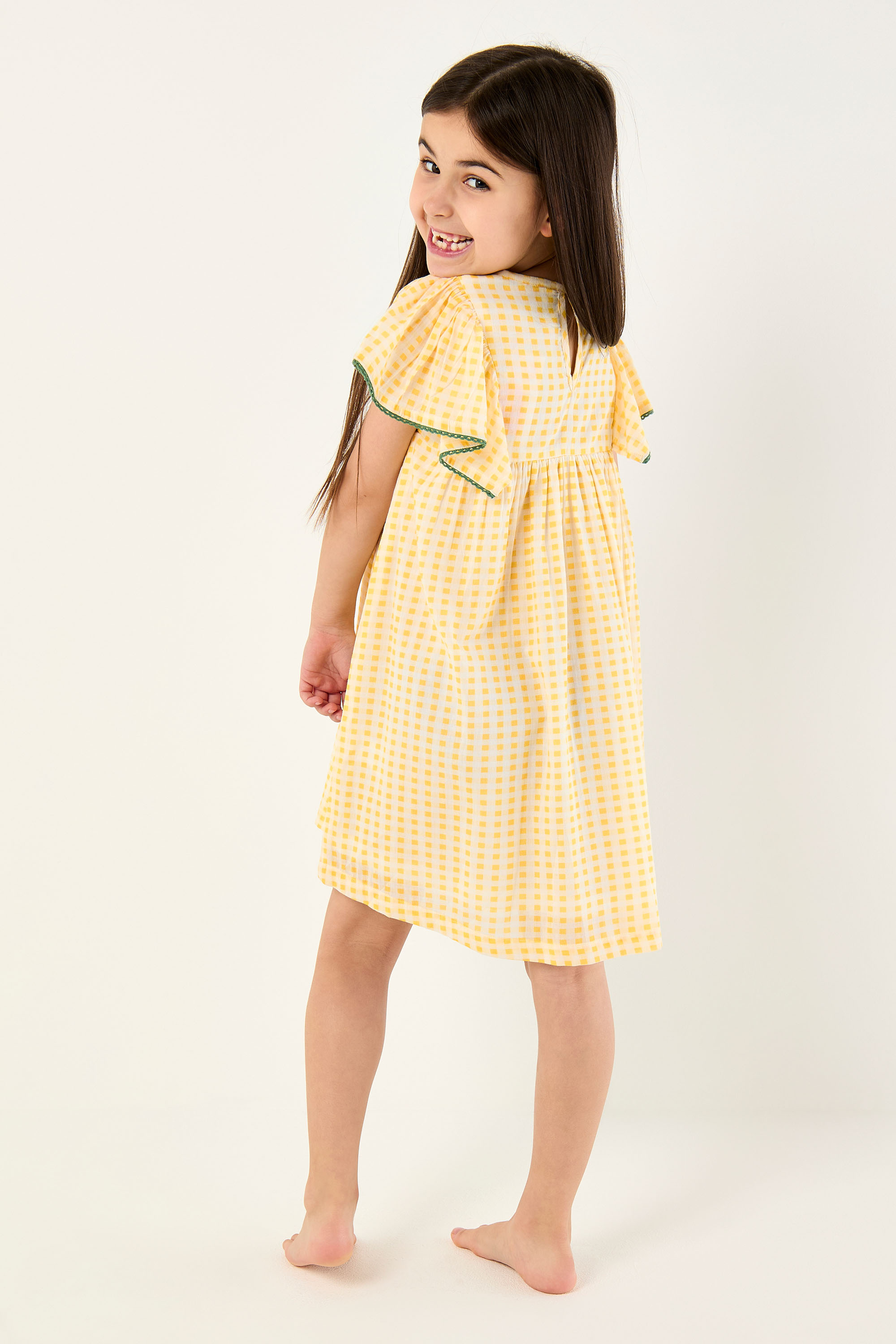 Check Print Dress for Girls product image 5