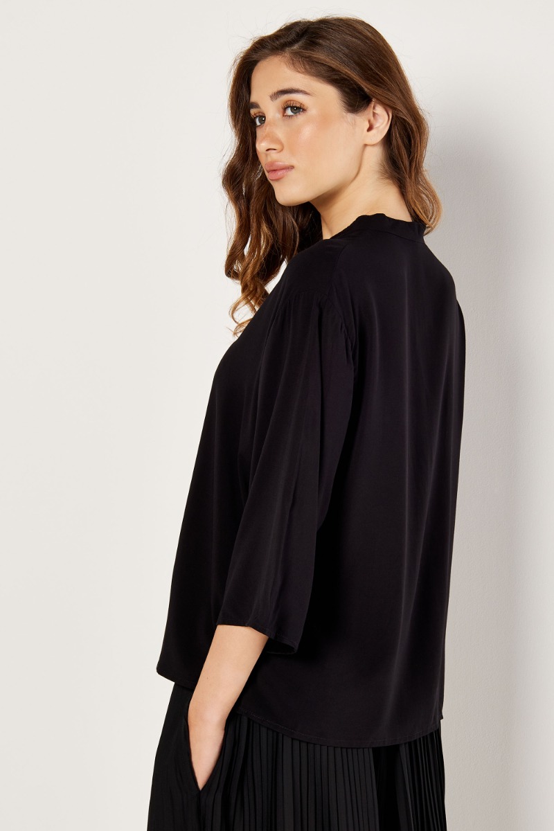 قميص فضفاض بأزرار product image 6