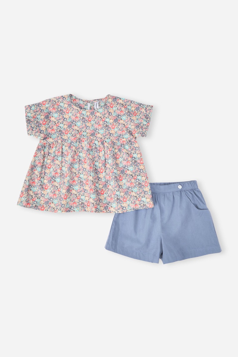 Girls Short and Floral Top Set product image 5