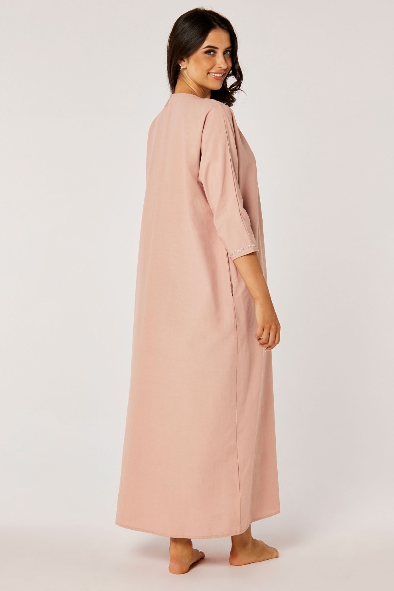 Crystal Embellished Kaftan with Pockets product image 2