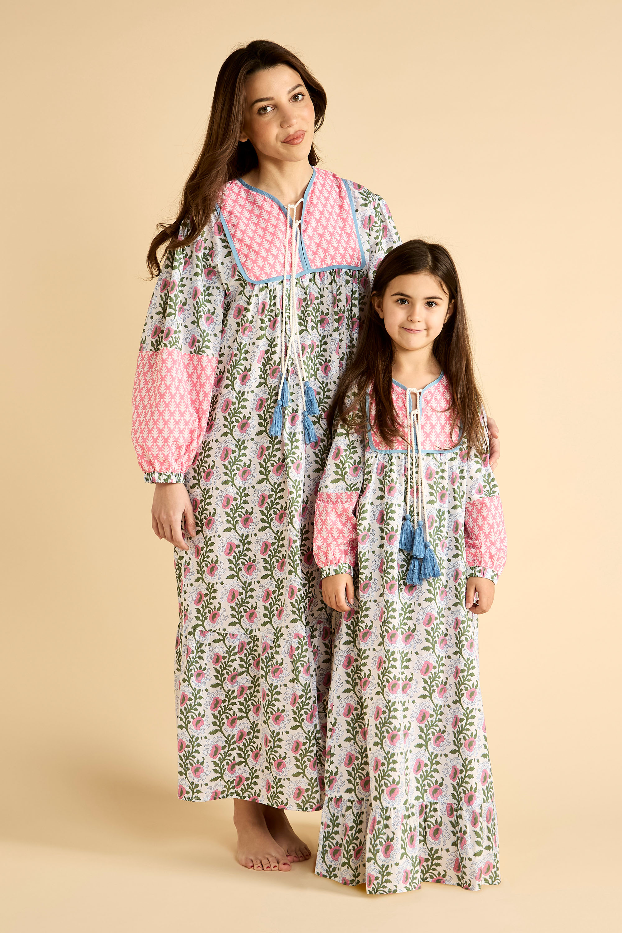 Girls' Wide-Cut Kaftan with Tassels product image 1