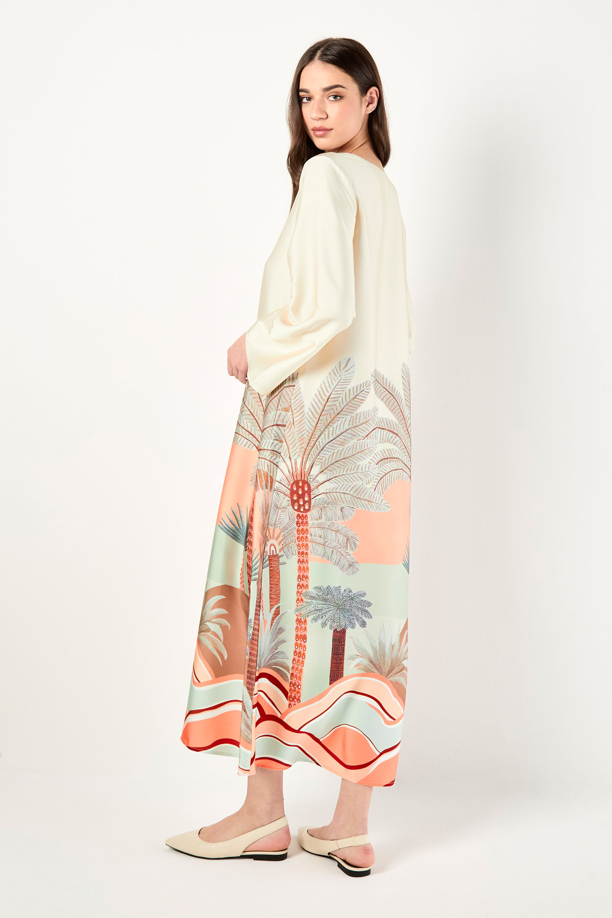 Maxi Katan with Stylish Palm Print product image 4