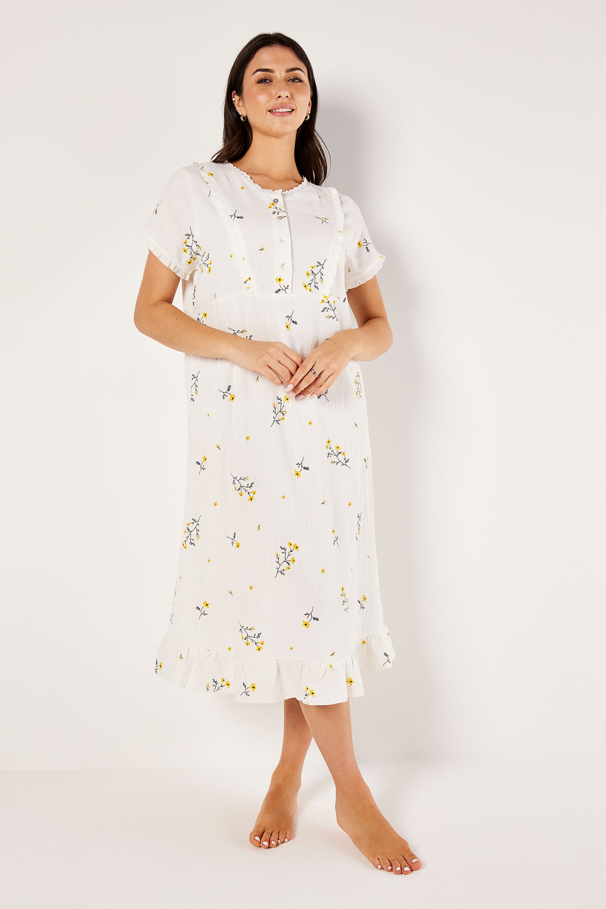 Printed Midi Night Gown product image 1