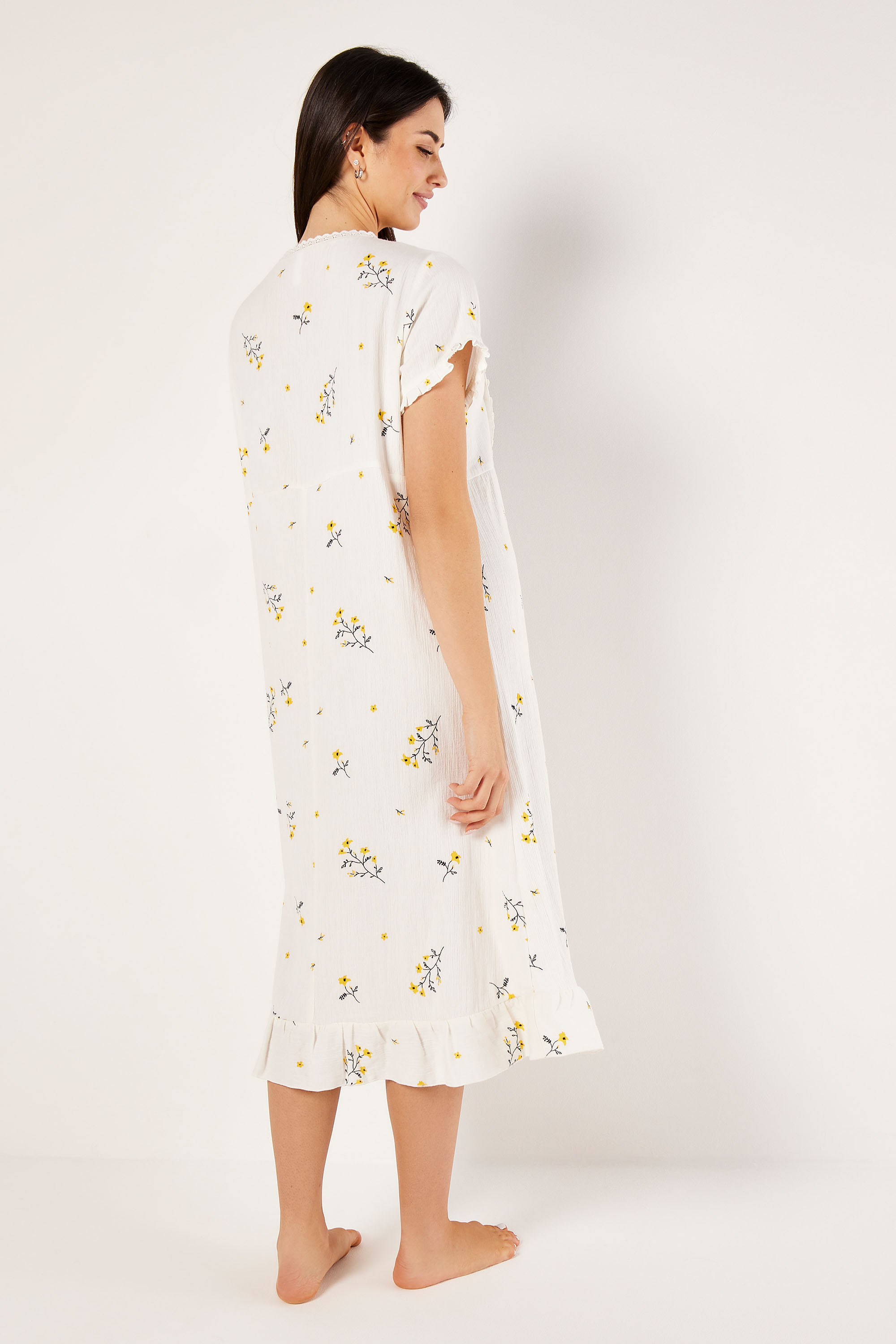 Printed Midi Night Gown product image 4