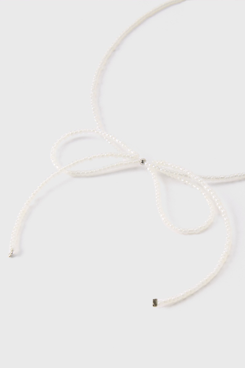 Bead Necklace with Bow product image 3