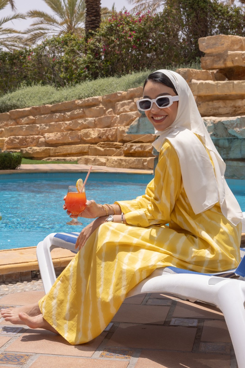 Printed Pattern Summer Vibes Maxi Kaftan product image 6