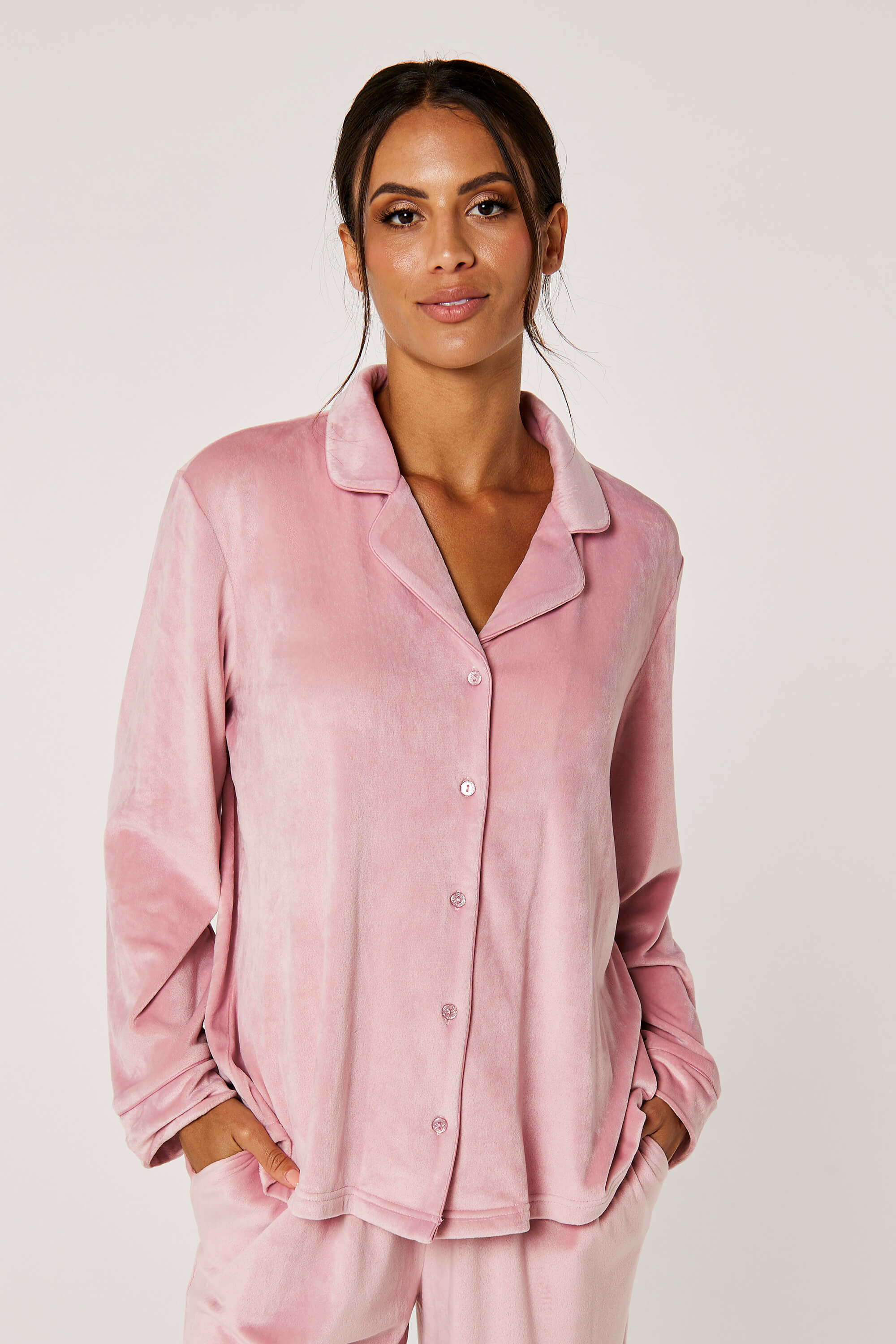 Fleece Pyjama Set with a Classic Cut product image 3