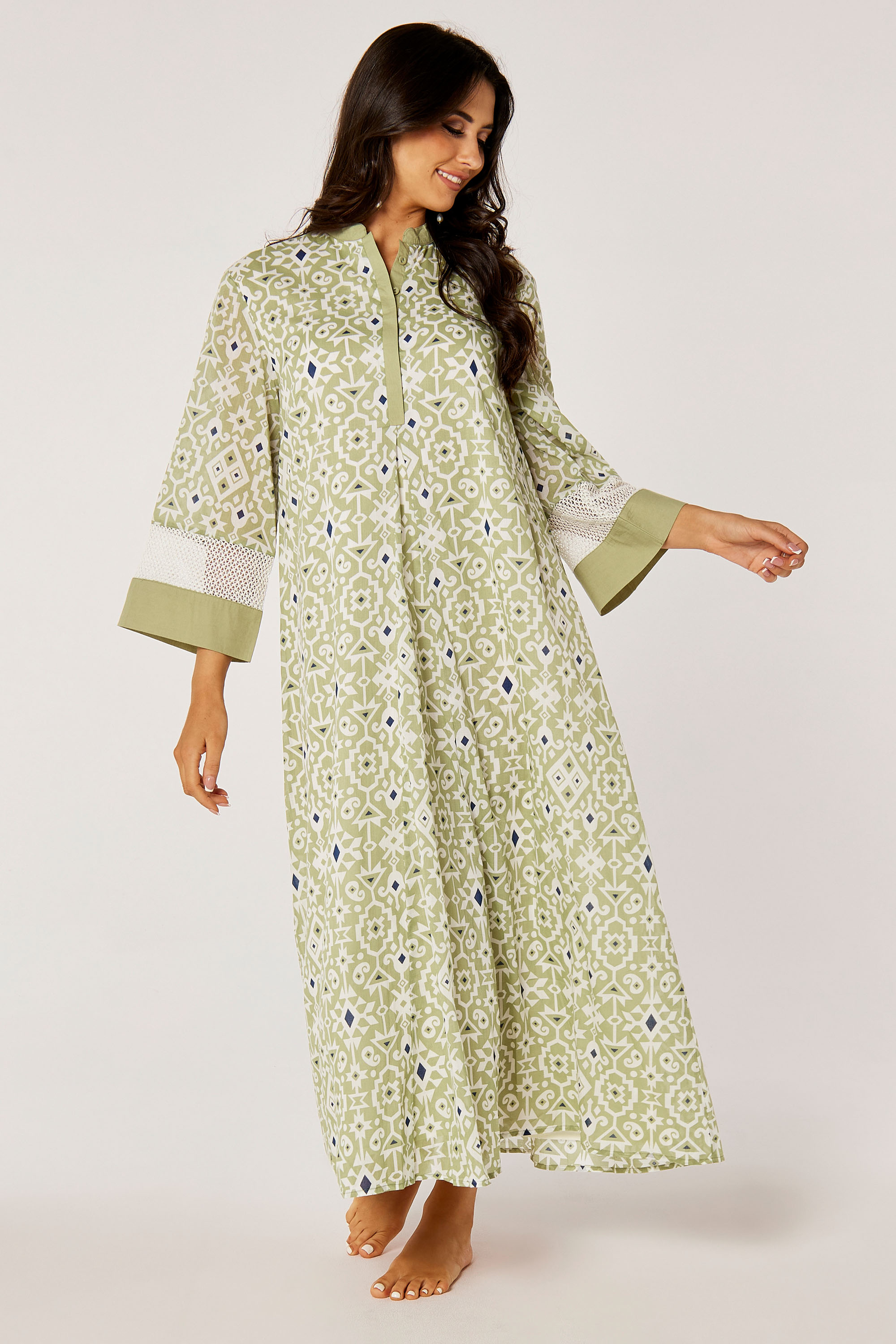 Printed Maxi Long Sleeves Kaftan product image 2