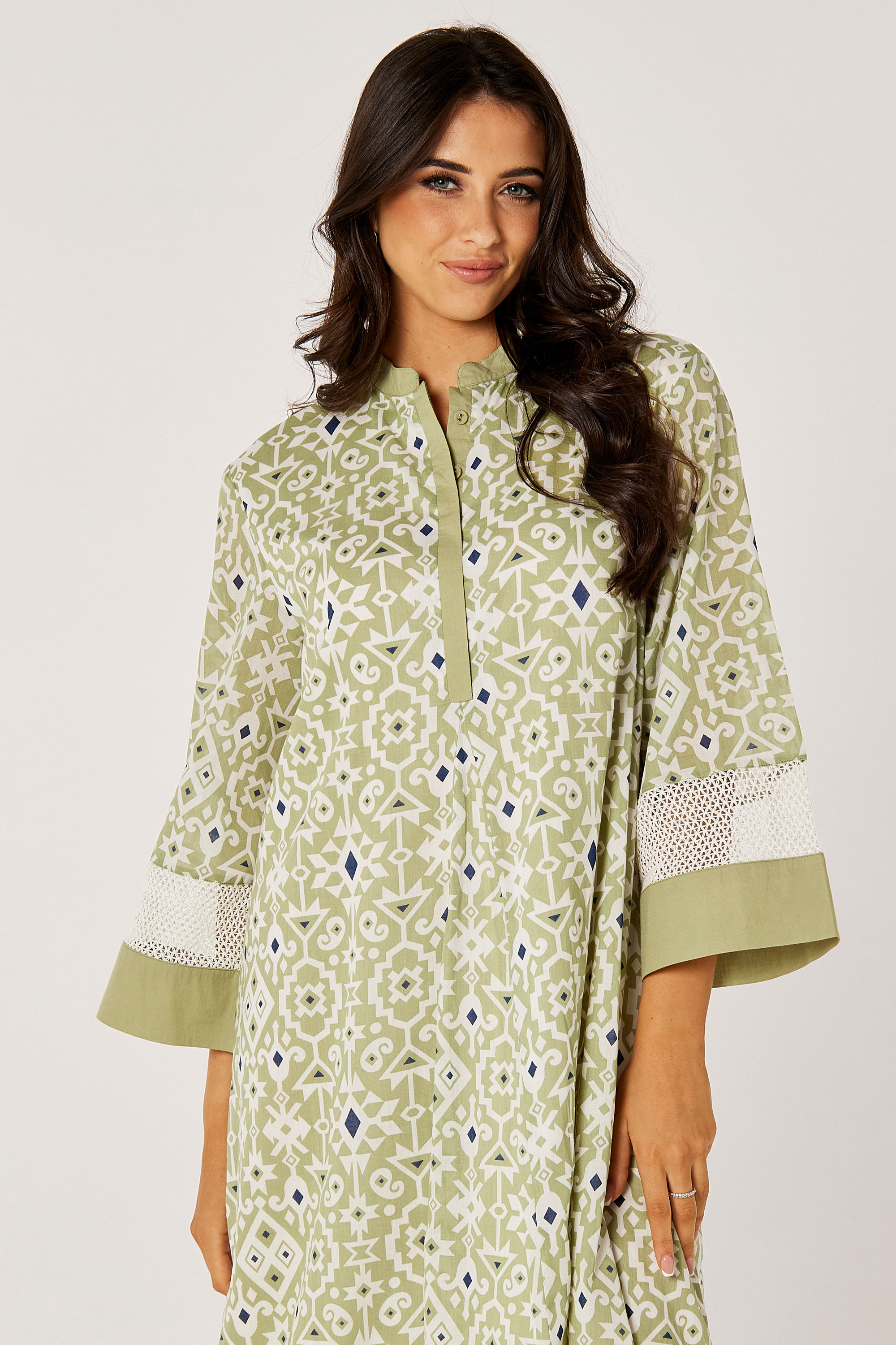 Printed Maxi Long Sleeves Kaftan product image 3