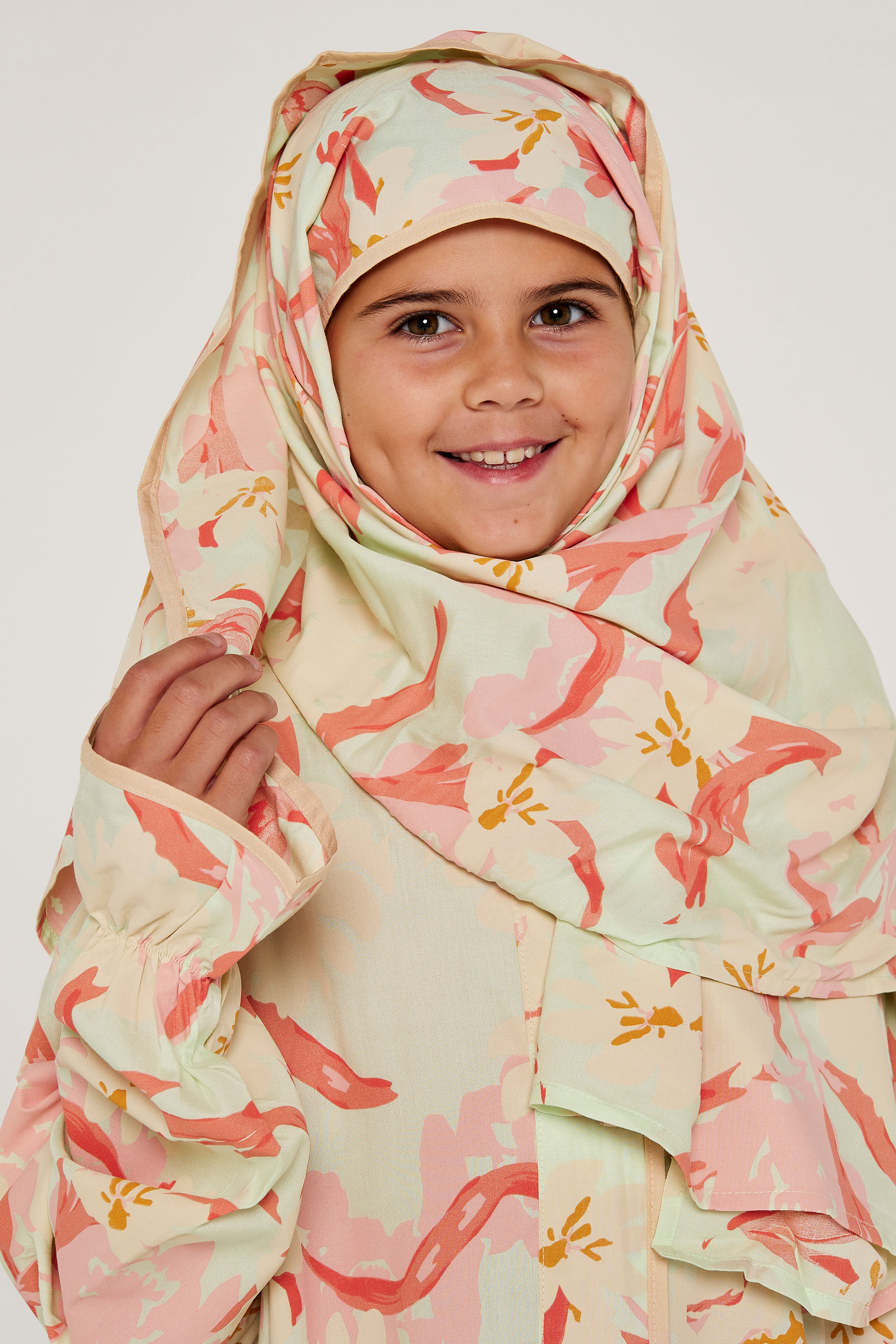 Zippered Prayer Dress with Matching Veil for Girls product image 3