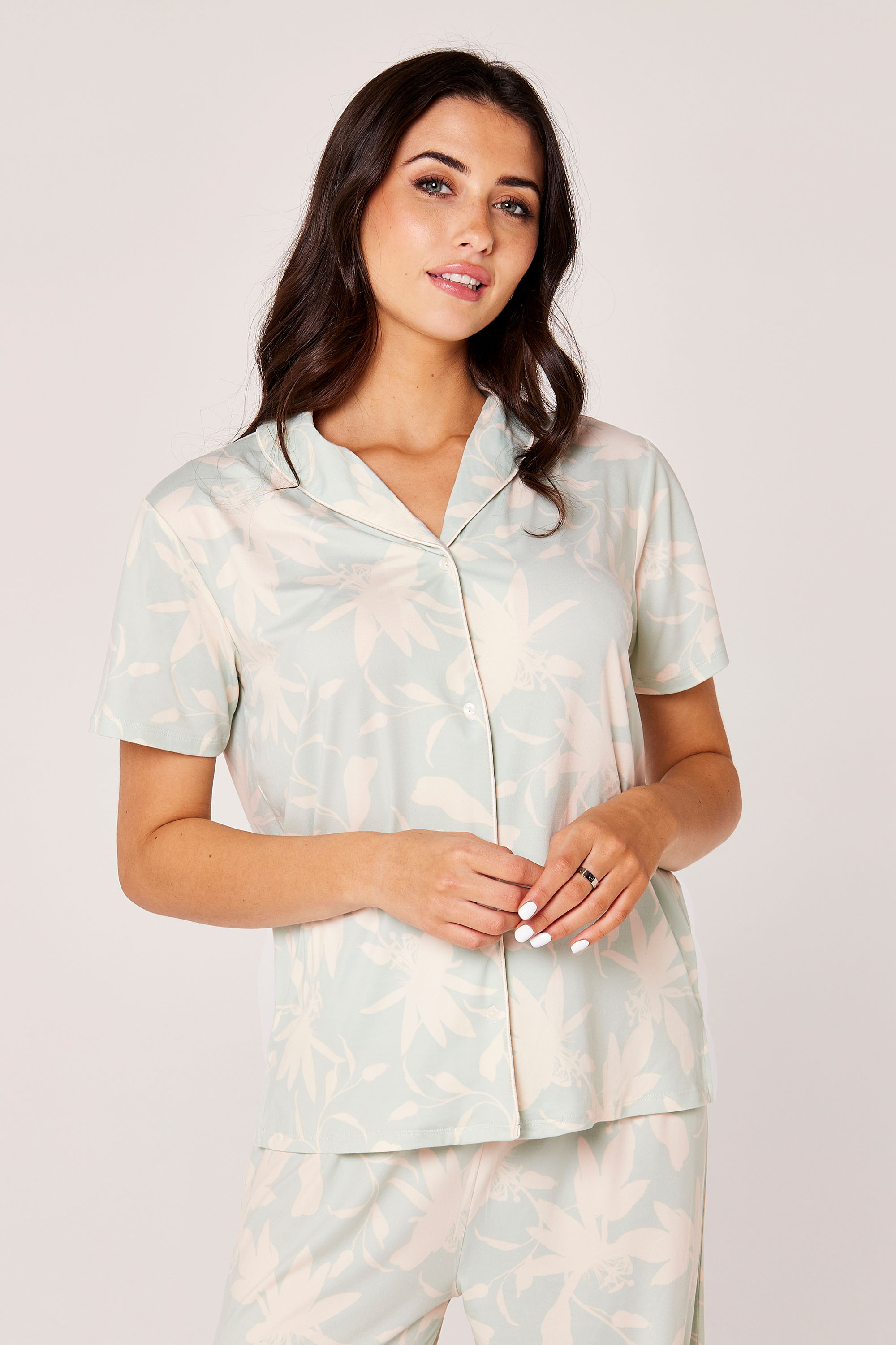 2 Pieces Loose Fit Printed Pajama Set product image 2