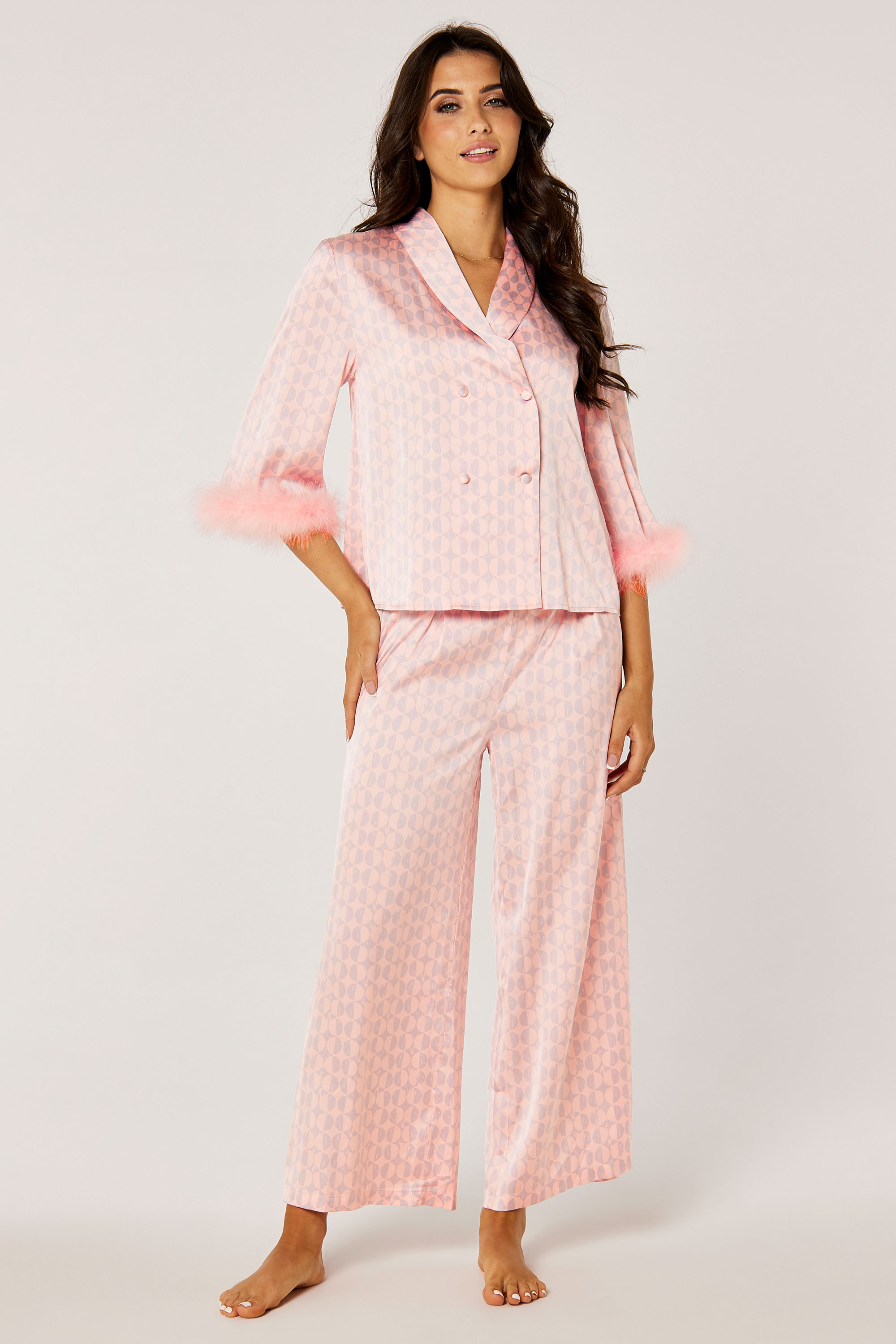 Pajama Set with Feather Details product image 2