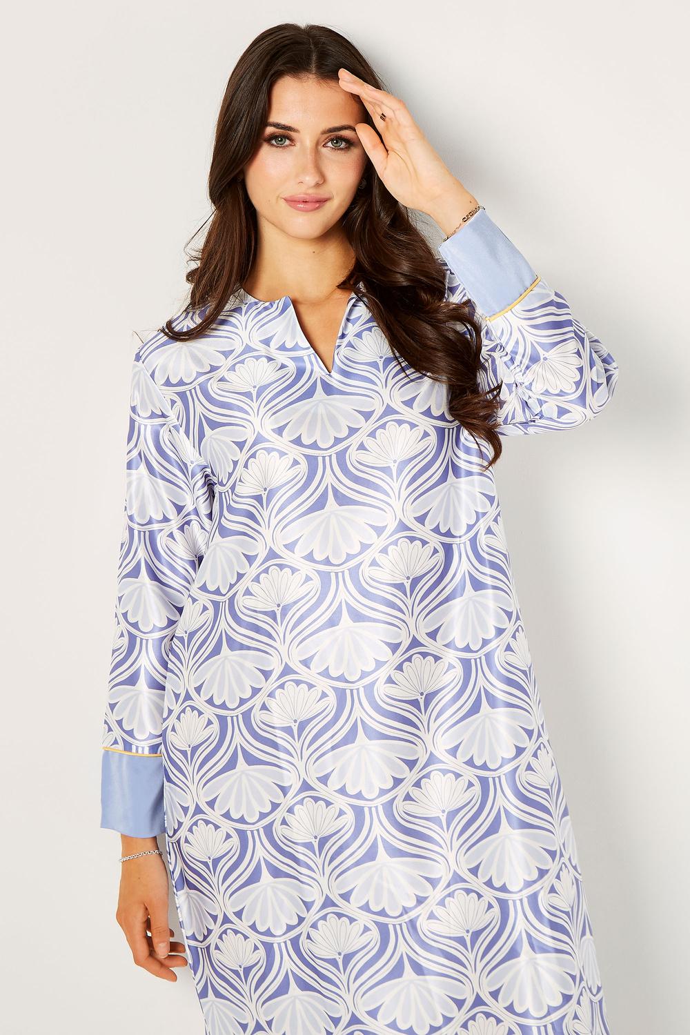 Wide Cut and Long Sleeves Maxi Printed Kaftan product image 2