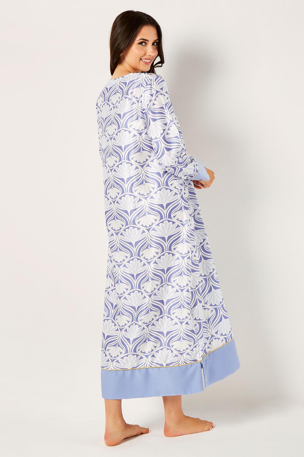 Wide Cut and Long Sleeves Maxi Printed Kaftan product image 4